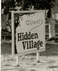 Hidden Village Sign